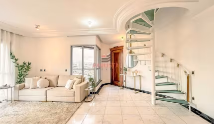 Cobertura Duplex com 309m², 4 dormitórios, 3 vagas à venda na rua General Lecor no Ipiranga.