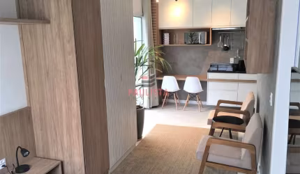 Apartamento Studio MOBILIADO a VENDA, 27 m2 a/u, 1 Quarto, Bela Vista, Edif. Ascent Paulista Select
