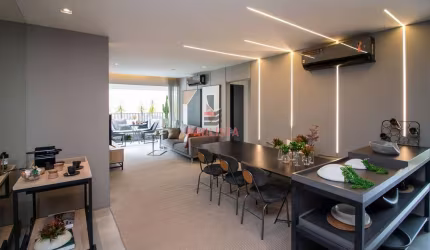 Apartamento à venda mobiliado em prédio novo, 3 dormitórios e 2 vagas, na Saúde