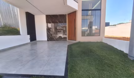 Casa Térrea Nova no Condomínio Horto Florestal Villagio