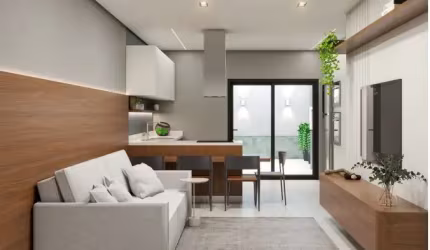 Excelente Geminado novo de alto padrão, sendo 1 suíte amplas mais 2 quartos, com 130,23 m² privativos à venda no bairro Saguaçu em Joinville - SC por R$ 649.000,00