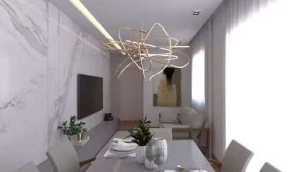 Os apartamentos possuem 1 suíte e 2 quartos, com área privativa de 93,02 m², à venda por R$ 709.000,00. Mirante Residence é um condomínio localizado no bairro Saguaçú.