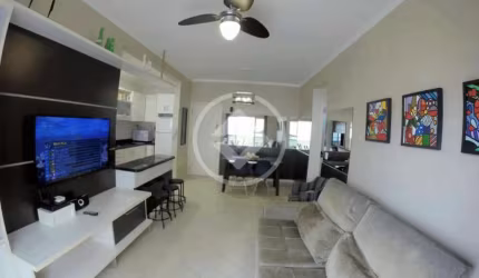 KTP_ Residencial Villa de Ferrara Canasvieiras, apartamento 2 quartos sendo 1 suíte com varanda a 50 metros do centrinho. codigo: 41864
