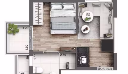 Apartamento - Padrão, para Venda em São Paulo/SP