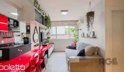 Apartamento a venda no bairro Passo da Areia com dois dormitórios.