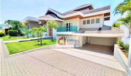 Sobrado com 4 dormitórios, 480 m² - venda por R$ 4.500.000,00 ou aluguel por R$ 22.740,00/mês - Parque Residencial Aquarius - São José dos Campos/SP