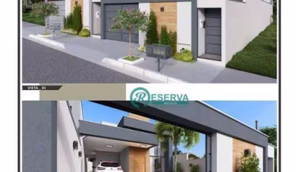 Casa em Lagoa Santa, com 3 dormitórios à venda, 116 m² por R$ 699.000 - Villa Paradiso - Lagoa Santa/MG