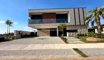 Sobrado à venda em Indaiatuba, Condomínio Villa Dos Pinheiros, com 5 suítes, com 400 m²