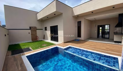 Casa à venda em Indaiatuba, Tombadouro, com 3 quartos, com 200 m², Condomínio Evidências