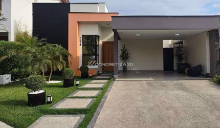 Casa à venda em Indaiatuba, Chácara Areal, com 3 suítes, com 181.18 m², Jardim Villa Romana