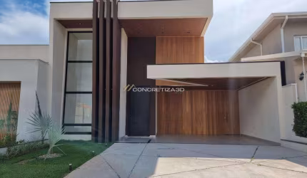 Casa à venda em Indaiatuba, Tombadouro, com 3 suítes, com 195 m², Condomínio Evidências
