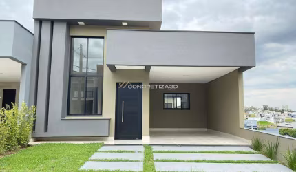 Casa à venda em Indaiatuba, Condomínio Park Gran Reserve, com 3 quartos, com 144 m²
