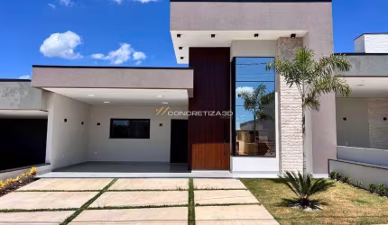 Casa à venda em Indaiatuba, Residencial Evidências, com 3 suítes, com 205 m², Condomínio Evidências