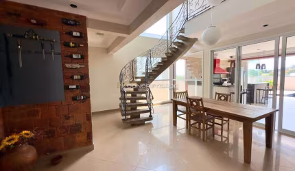 Sobrado à venda em Indaiatuba, Jardim Residencial Helvétia Park I, com 3 suítes, com 405 m²