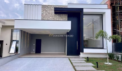 Casa à venda em Indaiatuba, Residencial Evidências, com 3 suítes, com 198 m², Condomínio Evidências