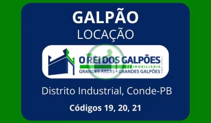 Galpões novos para Locação com 750m², 1.500m² ou 2.250m².