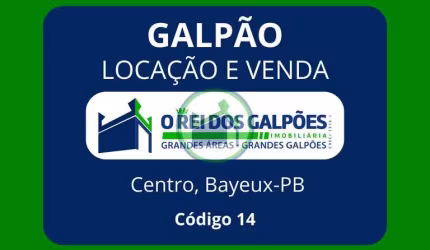 Galpão, 1.141m², 100m da Av. Liberdade, próximo ao MIX MATEUS de BAYEUX.