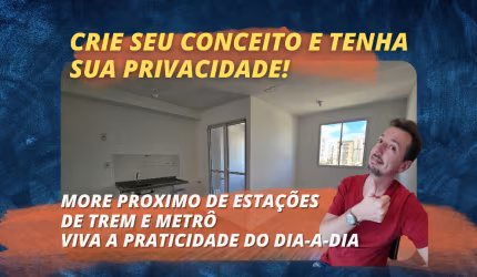 Recem entregue - More ao lado do TREM e METRO