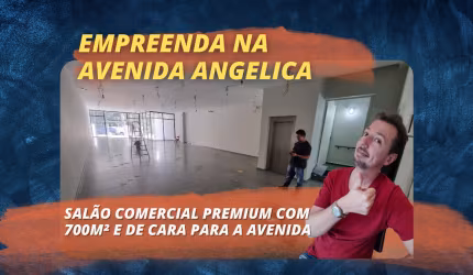 Salão Comercial Premium para Locação na avenida angelica