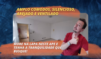 Apartamento de 2 dormitorios na Lapa para locação - Vintage e Amplo