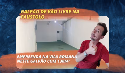 Galpão na vila romana com 130m²