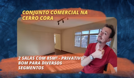 Sala comercial - sobreloja - Na Cerro cora - 85m²