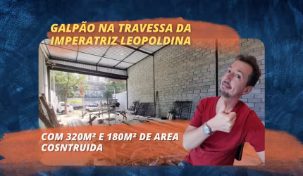 Galpão na Vila Leopoldina - travessa da Imperatriz leopoldina com 320m²