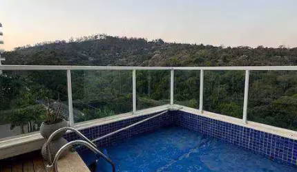 Apartamento em Alphaville Mobiliado com Vista Maravilhosa para a Reserva, 367 Mts, 5 Dorms, 5 Vagas!