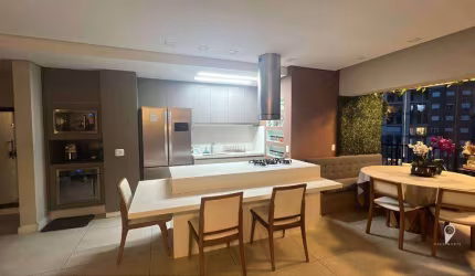 Apartamento Mobiliado com 3 dormitórios para alugar, 91 m² , 3 vagas- Alphaville - Barueri/SP