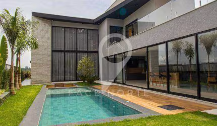 Casa Nova em Alphaville, Ambientes Integrados,4 Suítes C/ Vista P/ Mata! Piscina c/ Prainha!