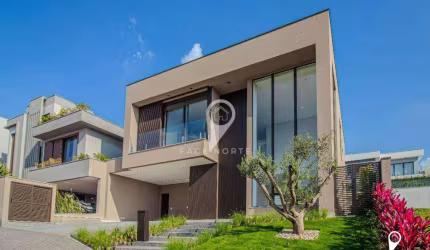 Linda casa Nova Mobiliada com 5 dormitórios, sendo 4 suítes à venda, 411 m² por R$ 7.990.000 - Alphaville - Santana de Parnaíba/SP
