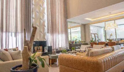Casa em Alphaville Mobiliada e Decorada, linda vista para Mata, 4 Suítes!