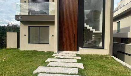 Casa Nova em Alphaville com 4 dormitórios à venda, 385 m² por R$ 4.300.000 - Alphaville - SP