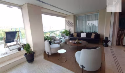 Apartamento Mobiliado em Alphaville com 3 suítes, 322 m² - C/ Piscina Privativa - Tamboré - SP