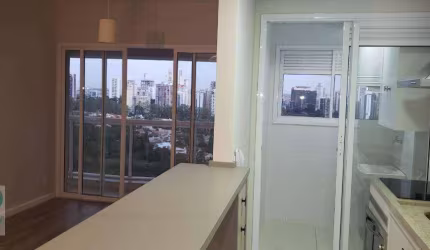 Apartamento com 1 dormitório para alugar, 50 m² por R$ 6.800,00/mês - Alphaville - Barueri/SP