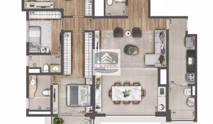 APARTAMENTO VENDA Tucuruvi,  120m², 3 suítes