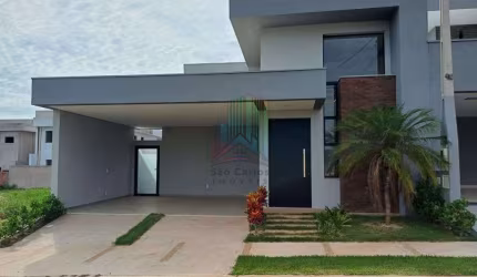 Casa em condomínio fechado com 3 quartos à venda na Avenida Agenor Galdino do Prado, 300, Loteamento Santa Maria do Leme, São Carlos, 157 m2 por R$ 990.000
