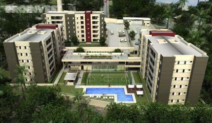 Apartamento com 2 dormitórios à venda, 54 m² por R$ 280.000,00 - Granja Viana - Cotia/SP
