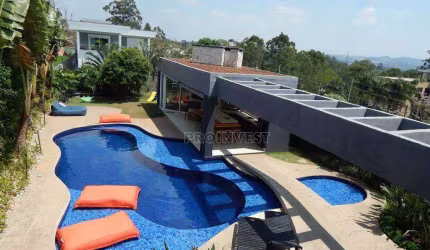 Casa com 4 dormitórios à venda, 500 m² por R$ 3.900.000,00 - Granja Viana – Km 26 - Cotia/SP