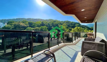 Apartamento com Varanda Gourmet, 4 Dormitórios (2 Suítes), 2 Vagas, Piscina, Praia das Pitangueiras, Guarujá.