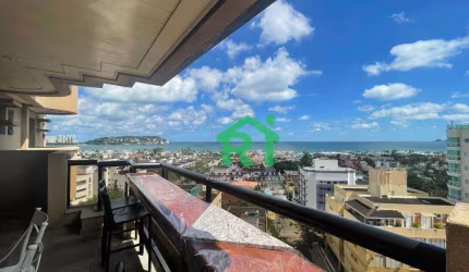 Apartamento Moderno, Vista ao Mar, 3 Dormitórios (3 Suítes), 2 Vagas, Lazer, Enseada, Guarujá/SP.