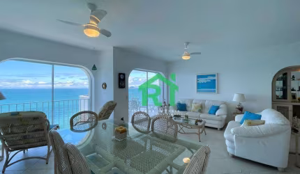 Apartamento Frente Mar, 3 Dormitórios (1 Suíte), 1 Vaga, Pitangueiras, Guarujá/SP
