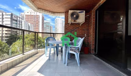 Apartamento com 4 dormitórios (2 suítes), 2 vagas, Lazer, Jardim Astúrias - Guarujá/SP