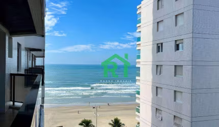 Apartamento Beira Mar, 3 Dormitórios (1 suíte), 1 vaga, Lazer, Jardim Astúrias - Guarujá/SP