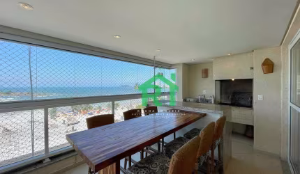 Apartamento Frente Mar, 3 Dormitórios (3 Suítes), 2 Vagas, Área de Lazer, Pitangueiras, Guarujá/SP