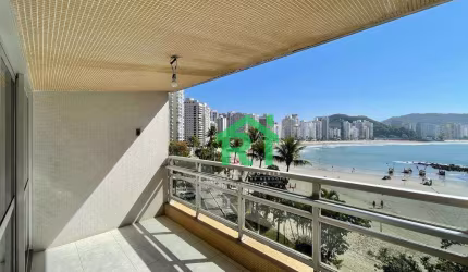 Apartamento Frente Mar, 4 Dormitórios (1 Suíte), 1 Vaga, Área de Lazer, Jardim Astúrias, Guarujá/SP