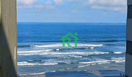 Apartamento frente mar, 2 dormitórios, 1 vaga, 110 m², à venda por R$ 800.000 - Pitangueiras - Guarujá/SP