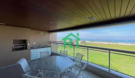 Apartamento Beira Mar, 4 Dormitórios (4 Suítes), 4 Vagas, Área de Lazer, Enseada, Guarujá/SP