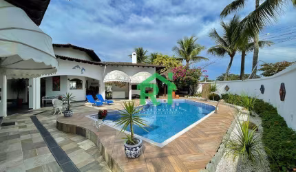 Casa com 7 dormitórios (6 suítes), 3 vagas, lazer, Enseada, Guarujá/SP