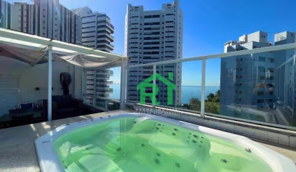 Cobertura  Reformada com VISTA MAR, 4 dormitórios (suítes), Lazer, Jardim Astúrias - Guarujá/SP.